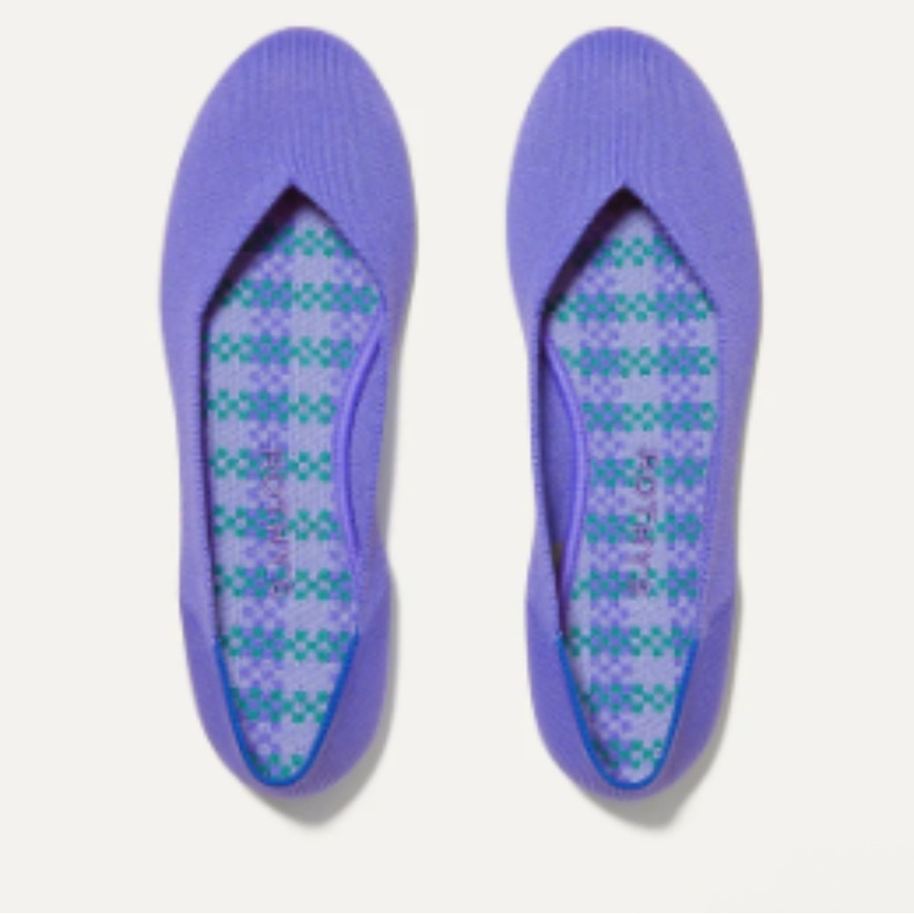 Rothy's The Flats Comfortable Slip-On Loafers size 10.5 in purple